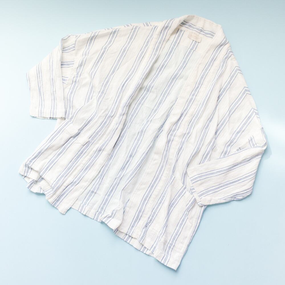 Nomad Ios Open Front Azure Stripe Gauze 100% Cott… - image 2